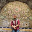 Amazing tiles work in the city of Fes Morocco